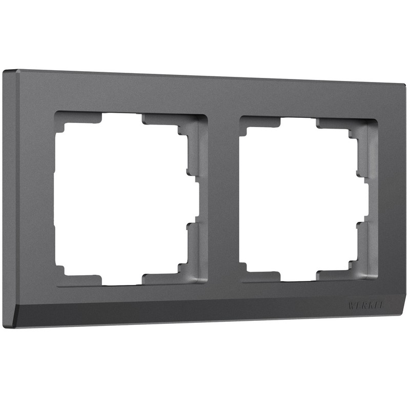 Рамки Werkel Stark Рамка Werkel на 2 поста Stark (графит матовый) W0021864