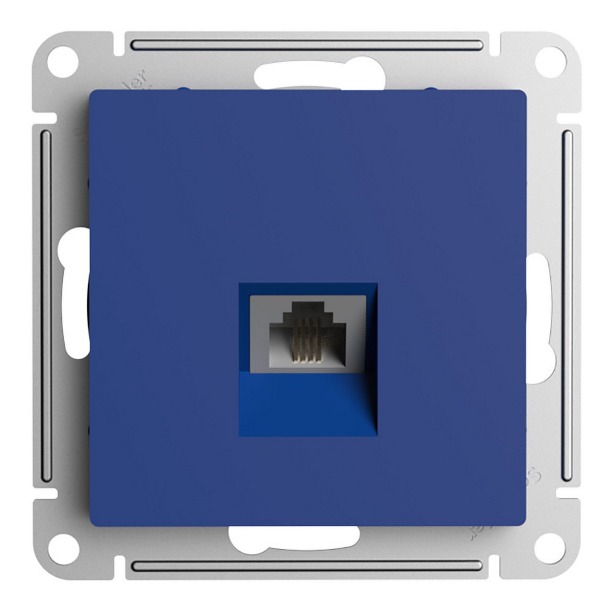 AtlasDesign Аквамарин Розетка Systeme Electric AtlasDesign Аквамарин телефонная RJ11 ATN001181