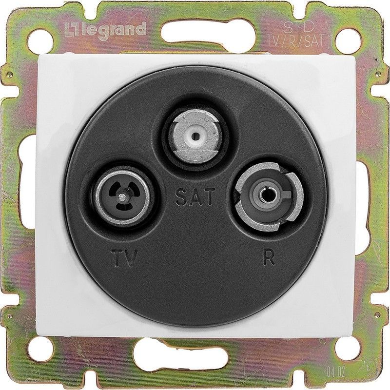 Legrand Valena Classic Белый Розетка TV-FM-SAT Legrand Valena белый  МГц 1,5 дБ 774435