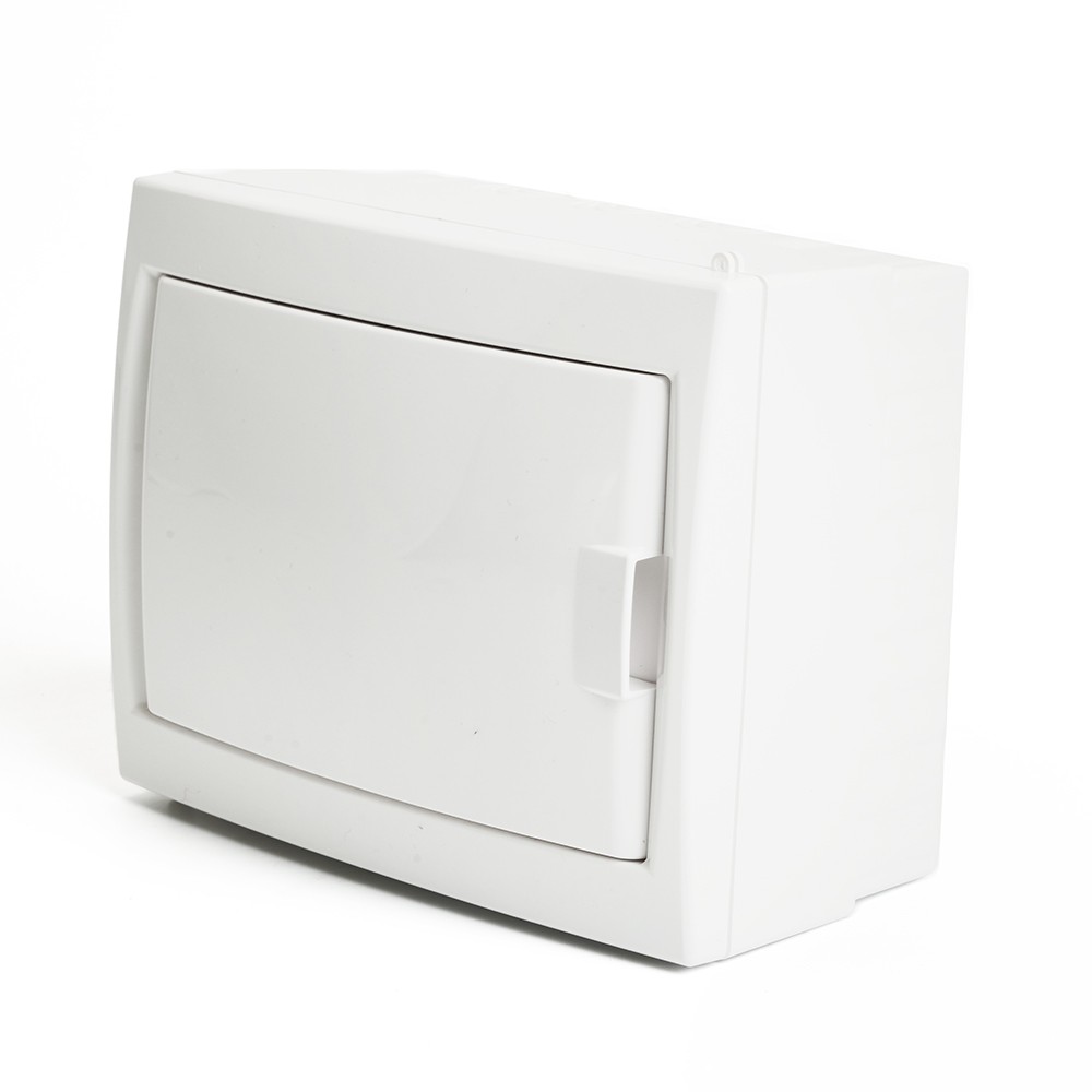 Пластиковые боксы и щиты Stekker Бокс настенный STEKKER EBX50-3/06-20 6 модулей белый пластик серия Standart 49642