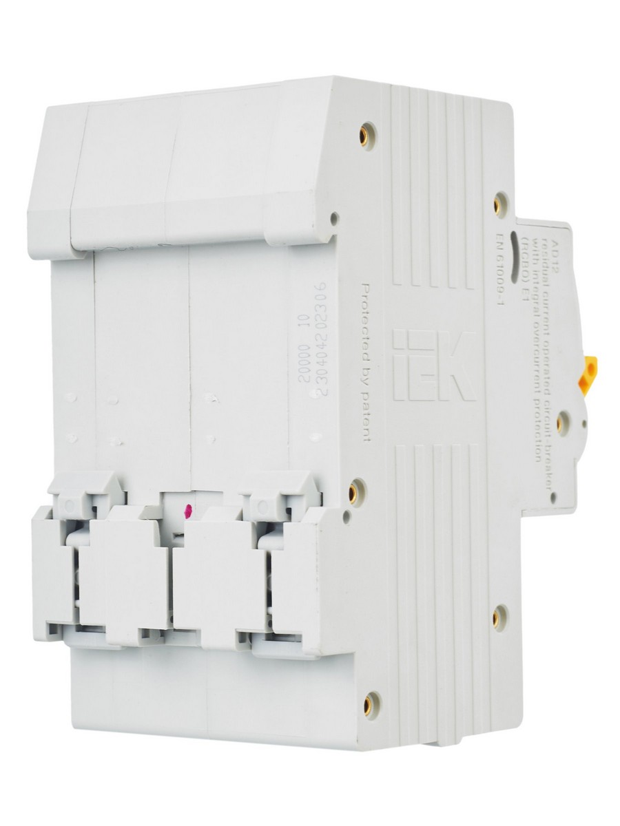 IEK Дифференциальный автоматический выключатель IEK KARAT АД12 2Р 6A 10мА MAD10-2-006-C-010 