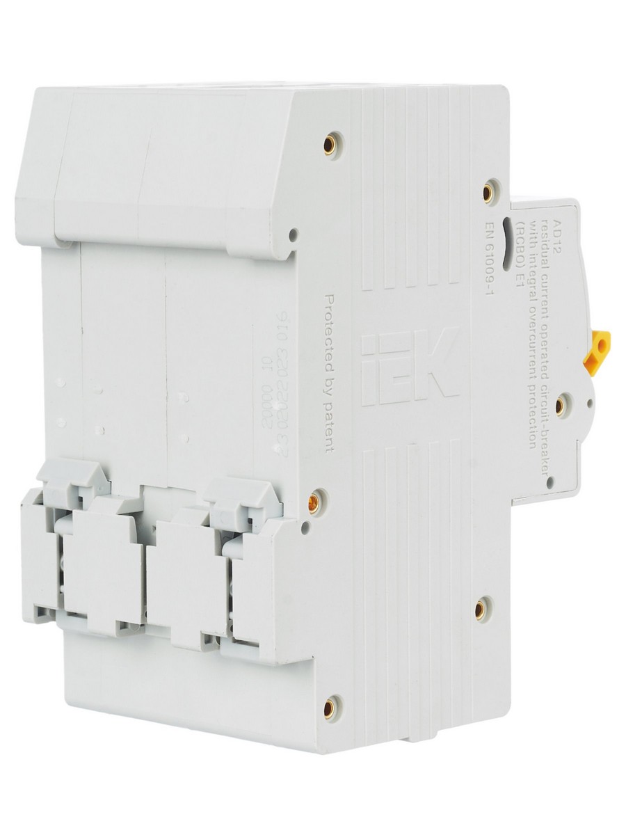 IEK Дифференциальный автоматический выключатель IEK KARAT АД12 2Р 16A 10мА MAD10-2-016-C-010 