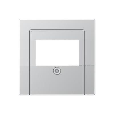 Jung Eco Profi механизмы Алюминий Розетка USB двойная Jung для зарядки, 2 x 700 мA, винтовой зажим, алюминий пластик под алюминий