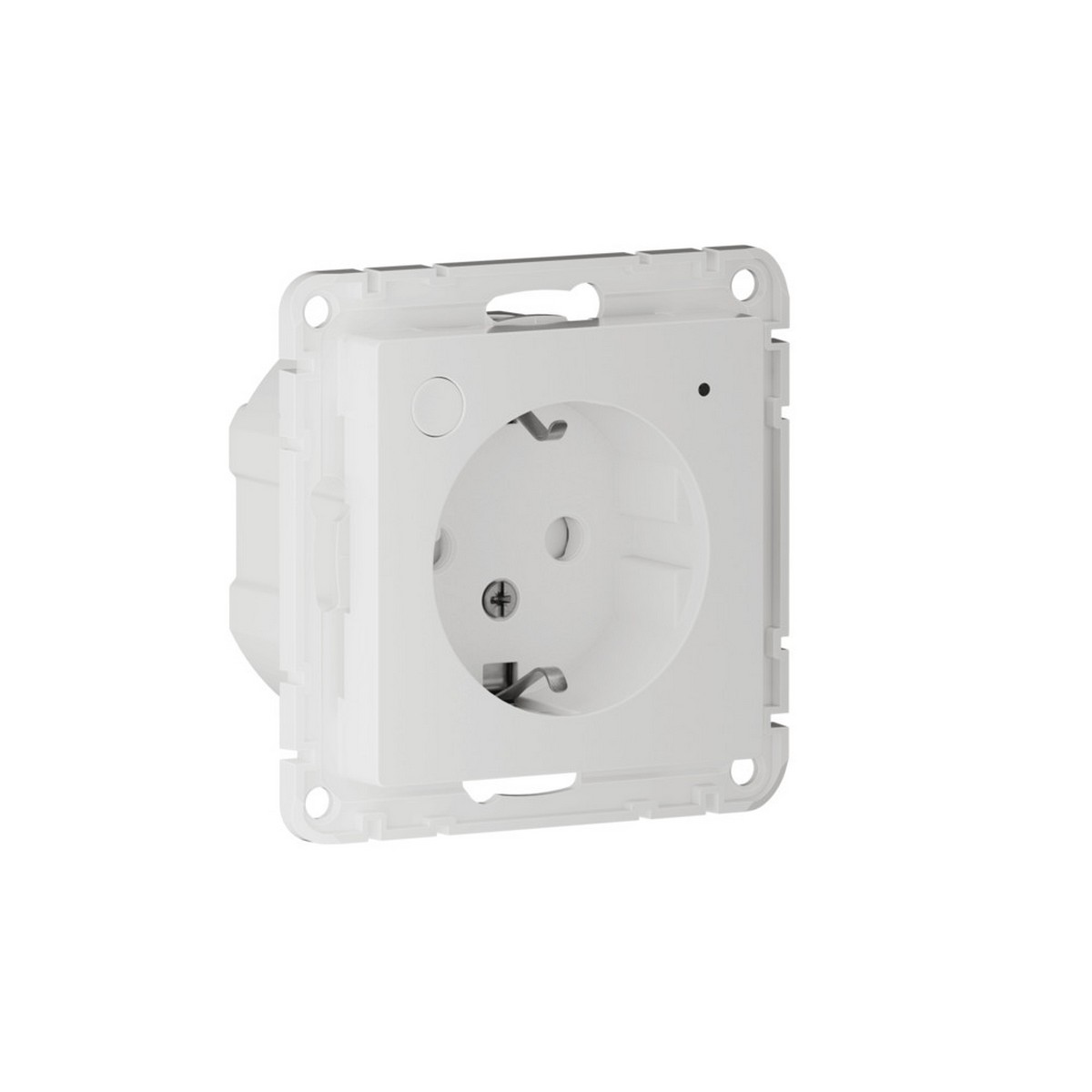 AtlasDesign Белый Розетка SBER SE AtlasDesign Smart Белый с заземл., со шт., Zigbee ATN000145Z