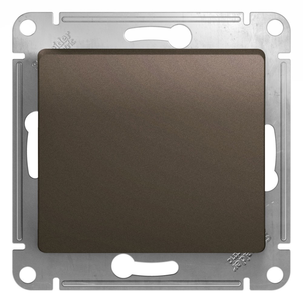 Glossa Шоколад Выключатель Systeme Electric Glossa Шоколад 1-клавишный сх.1, 10AX механизм GSL000811