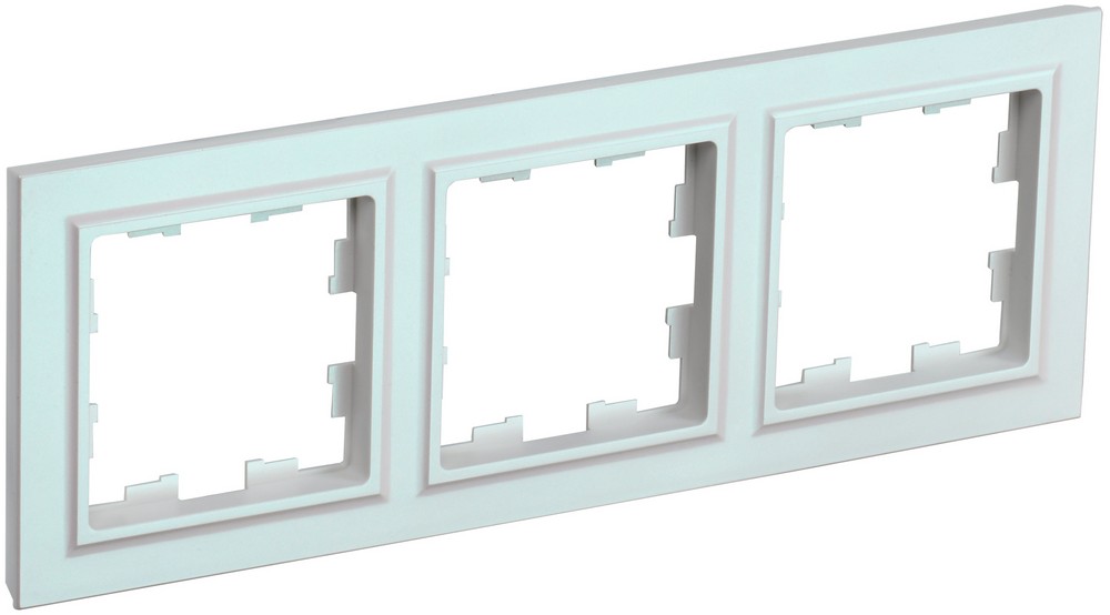 IEK Brite Рамки Рамка IEK BRITE 3-местная РУ-3-БрЖ жемчуг BR-M32-K36