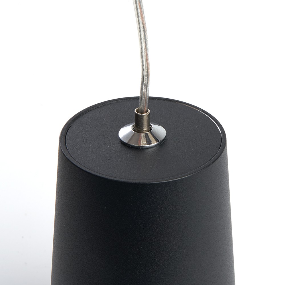 Подвесные светодиодные светильники Светильник подвесной Feron ML1838 Barrel BELL levitation MR16 черный 48421 