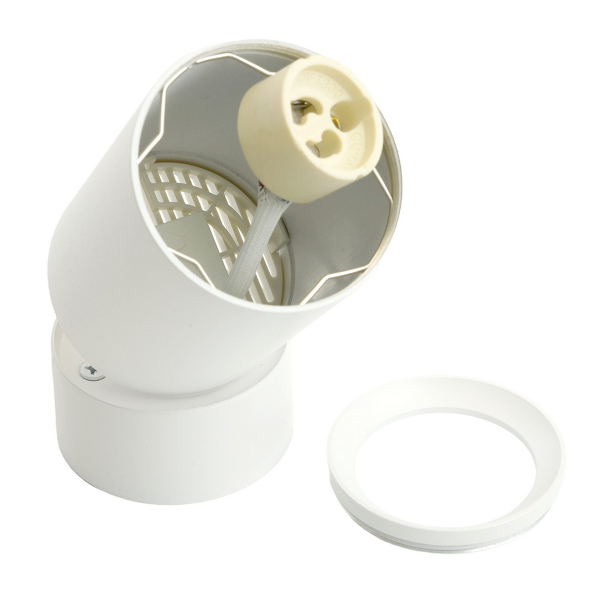 Светильники споты светодиодные Светильник спот Feron ML180 накладной под лампу GU10 белый 41876 