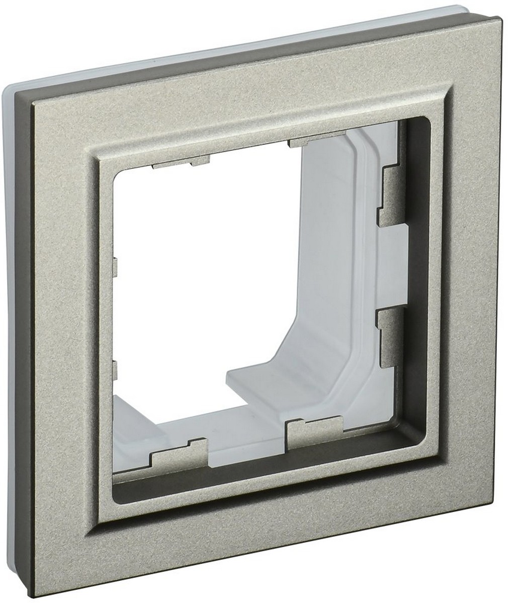 IEK Brite Рамки Рамка IEK BRITE 1-местная IP44 РУ-1-БрШ-44 шампань BR-M12-44-K37