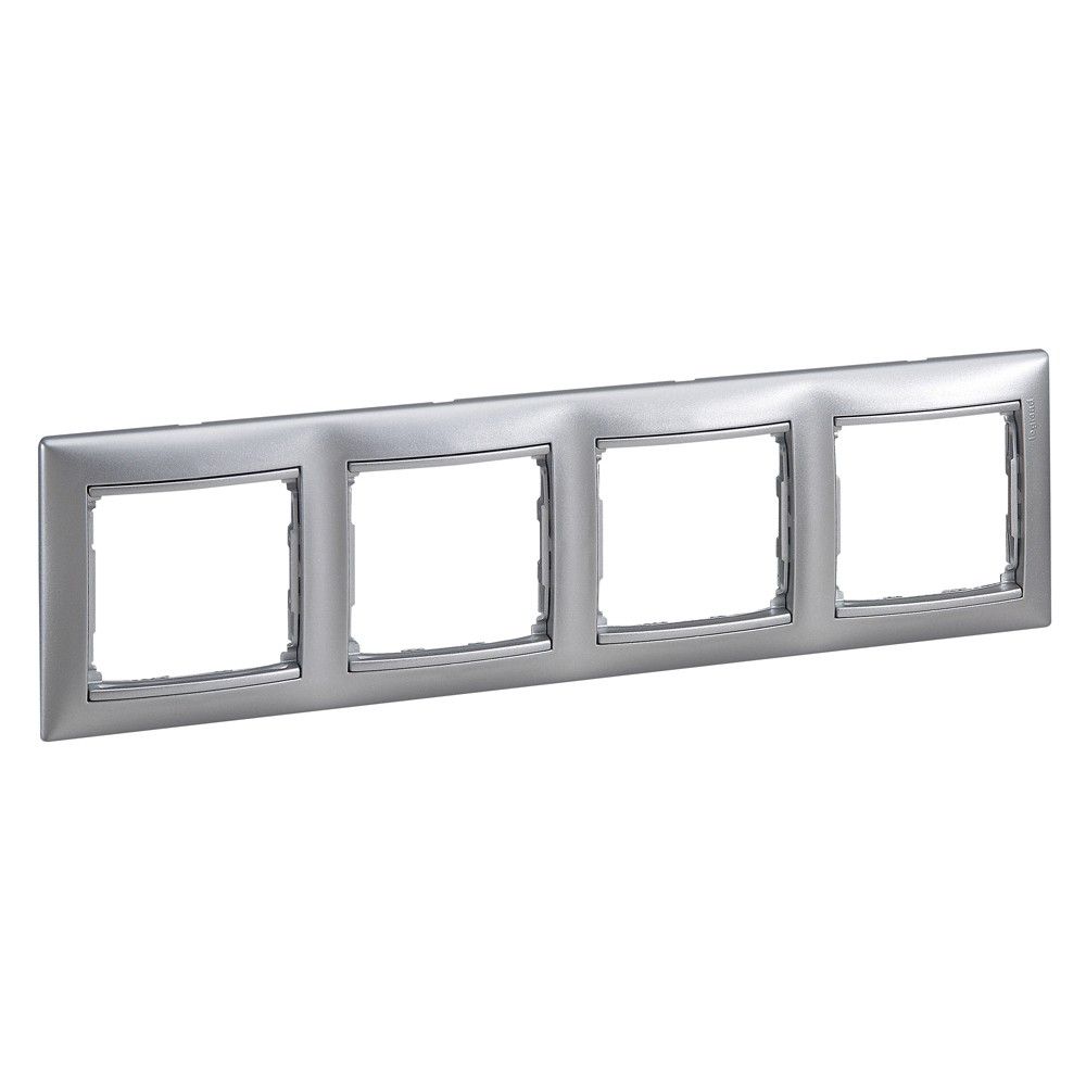 Legrand Valena Classic Алюминий Рамка Legrand Valena Алюминий 4-ая гориз 770154