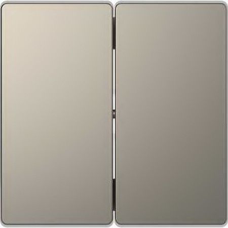 Merten D-Life Никель Переключатель двухклавишный Merten D-Life никель