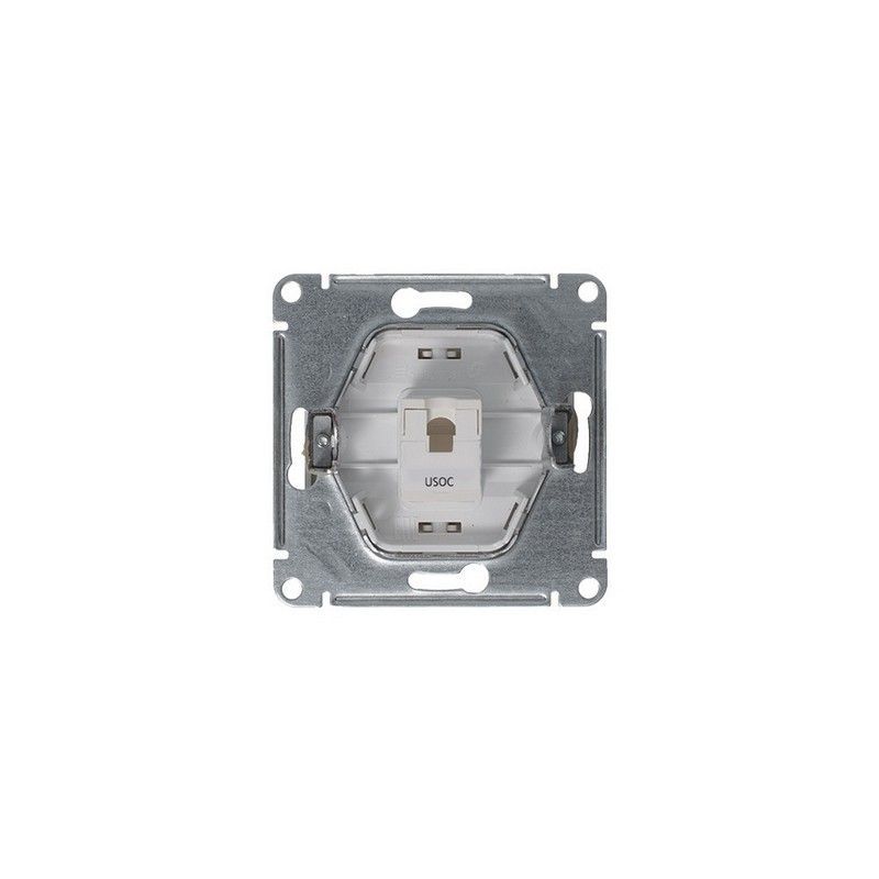 Glossa Платина Розетка телефонная Systeme Electric Glossa Платина RJ11 GSL001281T