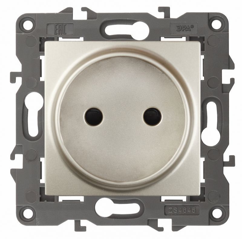 Розетки и выключаиели ЭРА Elegance Шампань Розетка ЭРА Elegance Шампань б/з 14-2105-04 Б0034287