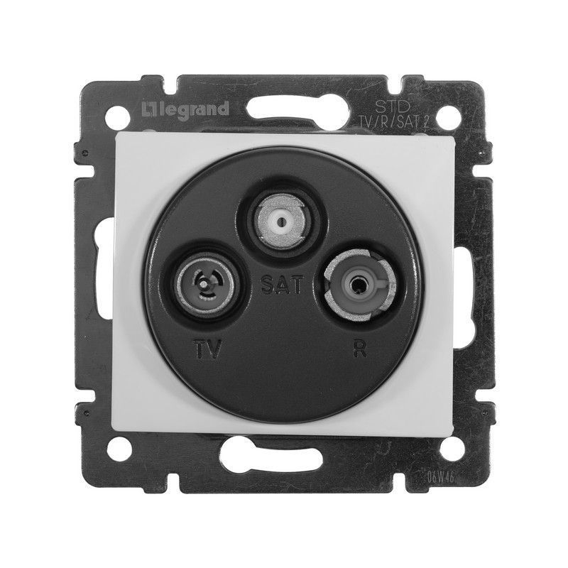 Legrand Valena Classic Белый Розетка TV-RD-SAT Legrand Valena белый оконечная 10 дБ 774436