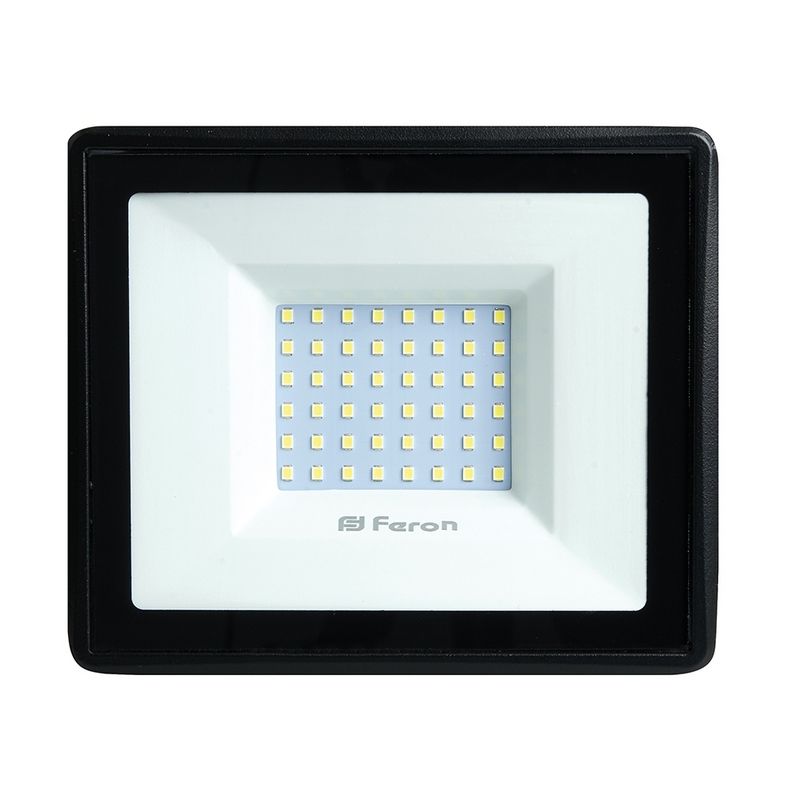 Прожекторы светодиодные Светодиодный прожектор Feron LL-931 IP65 70W Черный 6400K 41551 