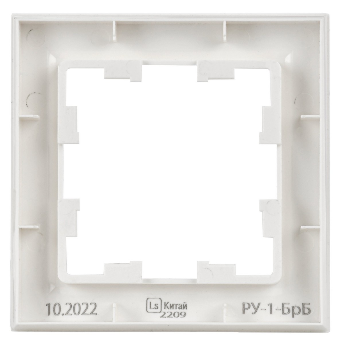 IEK Brite Рамки Рамка IEK BRITE 1-местная РУ-1-БрБ белый BR-M12-K01
