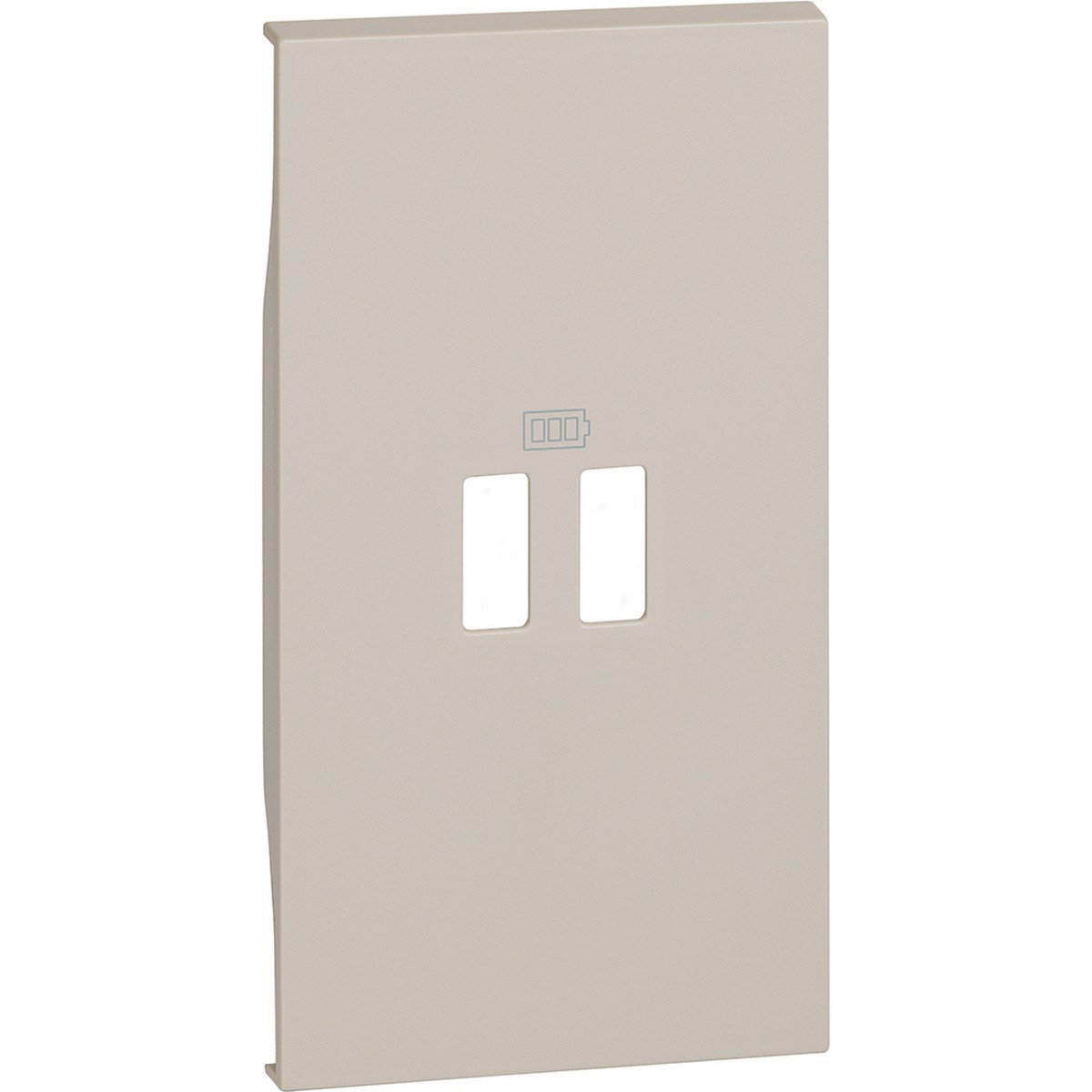 Bticino Living Now лицевые панели Песочные Лицевая панель BT Living now Песочный для зарядных устройств USB 2 мод KM12C