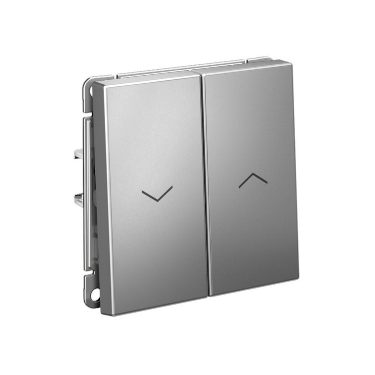 ArtGallery Сталь Выключатель Systeme Electric ArtGallery Сталь 2-клавишный для жалюзи  GAL000919