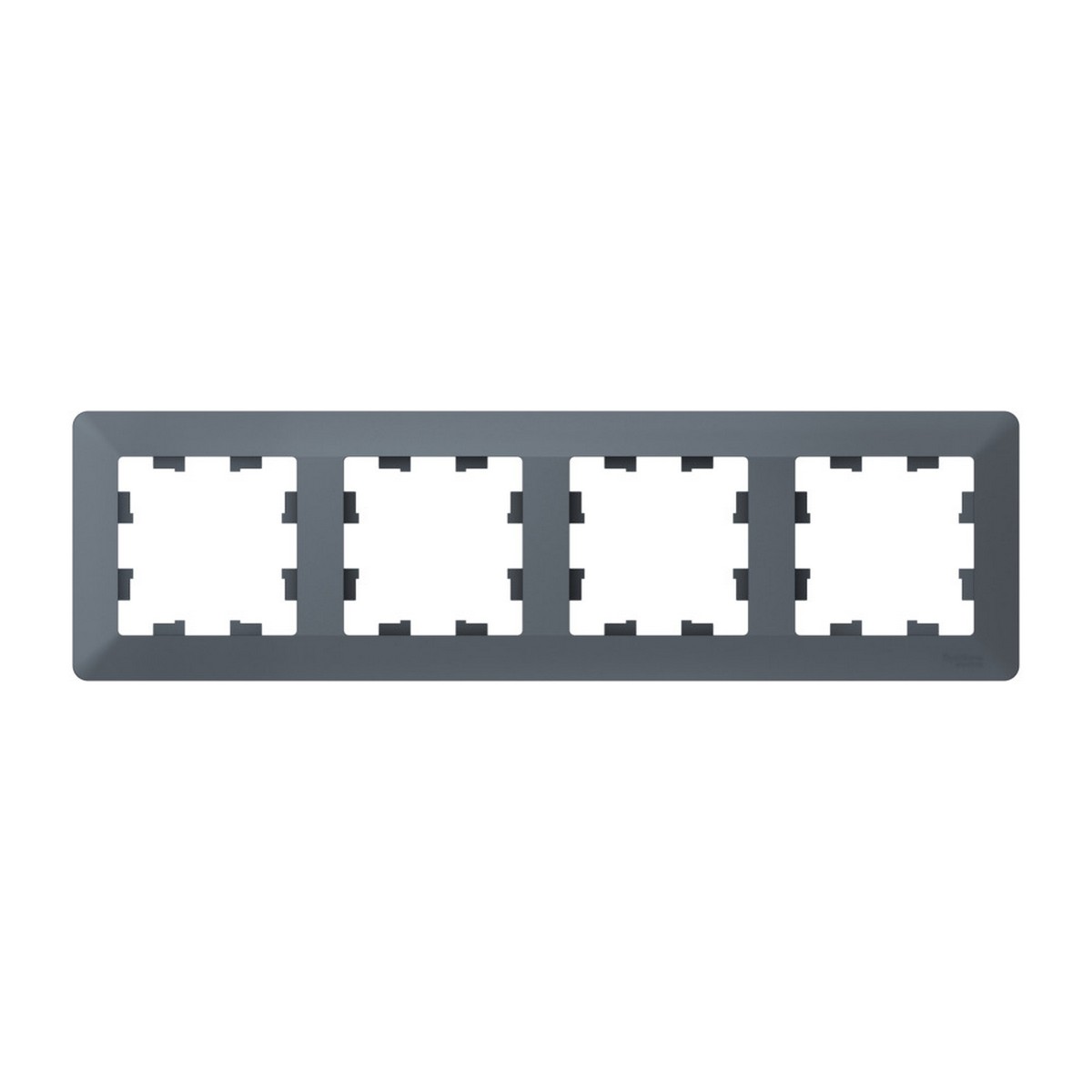 AtlasDesign Грифель Рамка Systeme Electric AtlasDesign Air Грифель/дымчатый черный 4-ая ATN220704