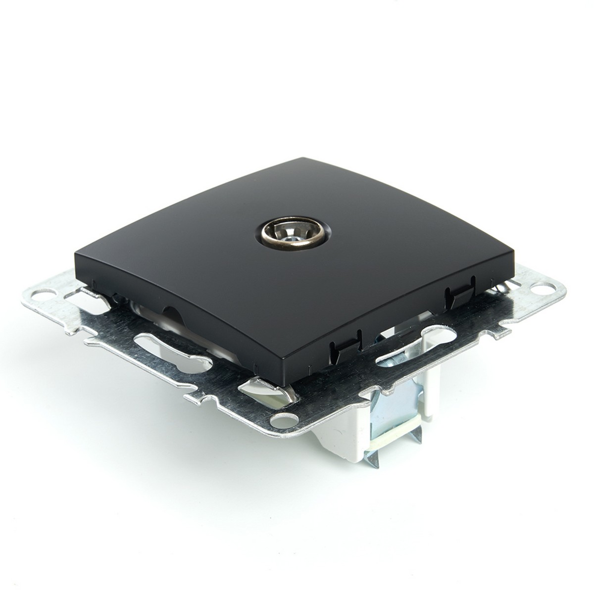 Эрна - Розетки и выключатели Stekker Розетка телевизионная 1-местная STEKKER PST00-9108-03 75 Ом 5-862МГц Эрна черный 49152