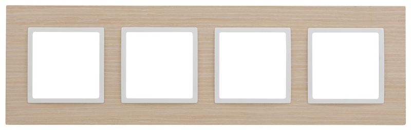 Рамки ЭРА Elegance Рамка ЭРА Elegance Белен.дуб/белый Дерево 4-ая 14-5304-01 Б0049151
