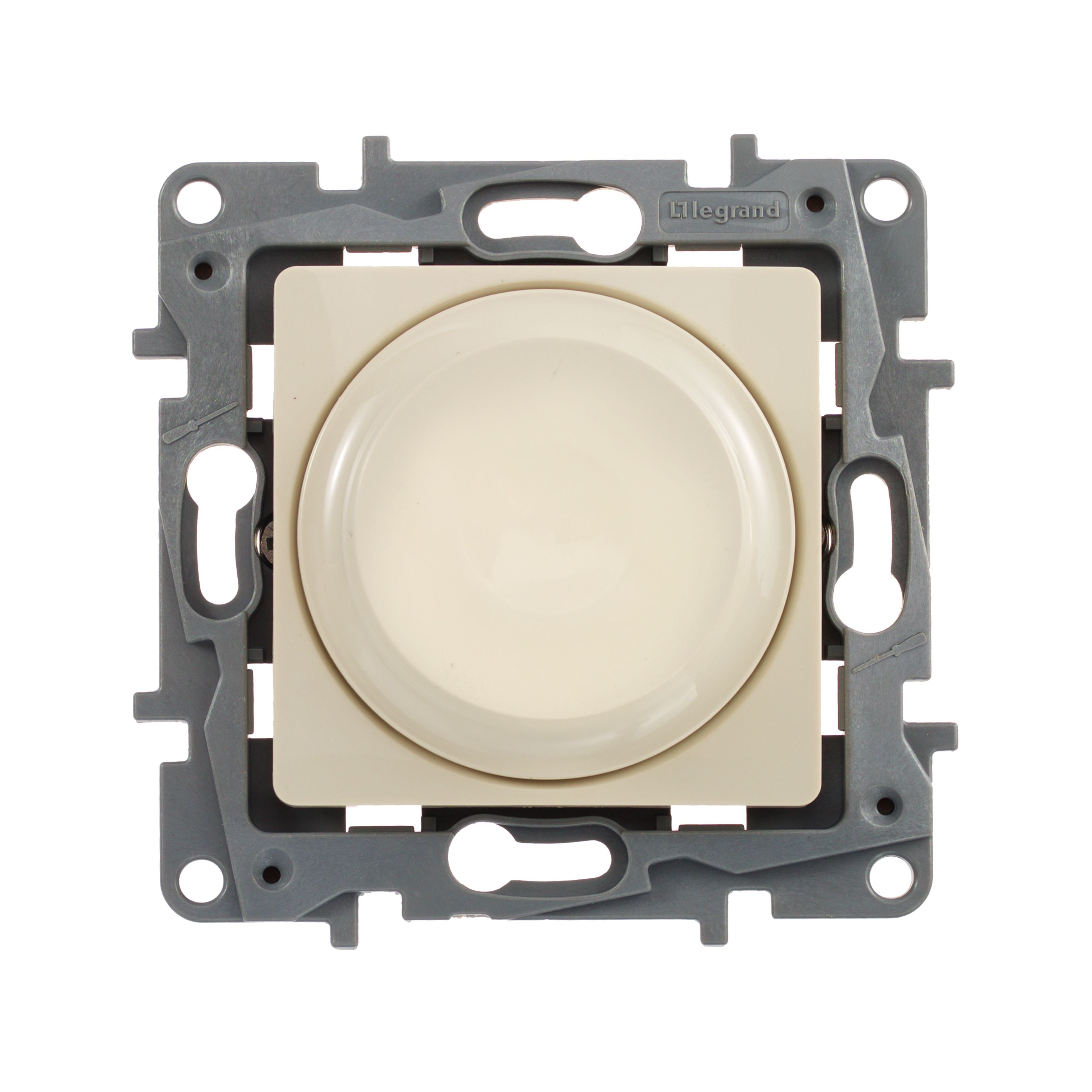 Legrand Etika Слоновая кость Светорегулятор Legrand Etika слоновая кость поворотный, 300Вт, без нейтрали 672319
