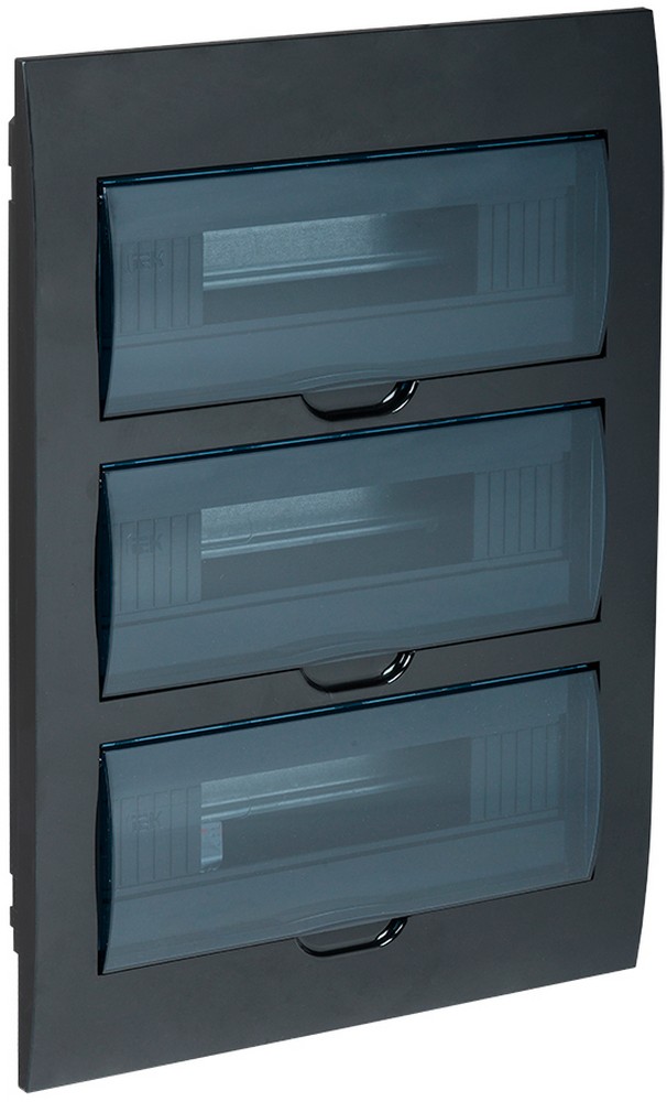 Пластиковые боксы и щиты IEK Корпус пластиковый IEK KREPTA 3 ЩРВ-П-36 IP41 черный скрыт.монтаж MKP12-V-36-41-K02