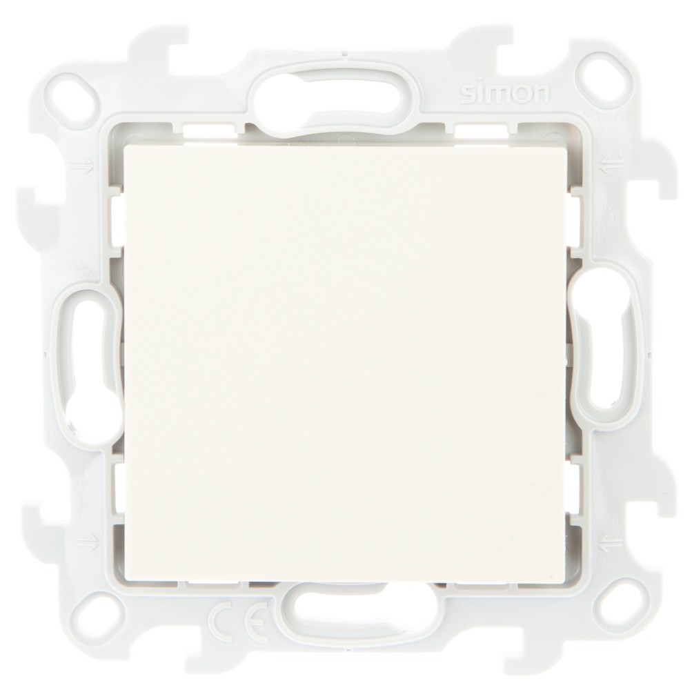 Розетки и выключатели Simon 24 Слоновая кость Кнопочный выключатель Simon 24 Слоновая кость Одноклавишный 2450150-031