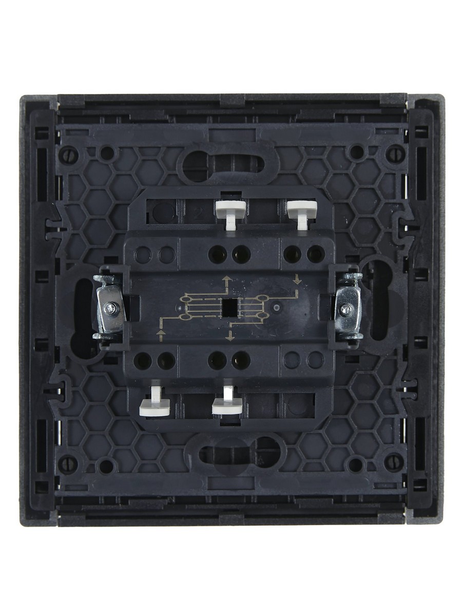 IEK FORTE&PIANO Сталь Выключатель IEK FORTE&PIANO Сталь 1-кл перекрестный 10А FP512