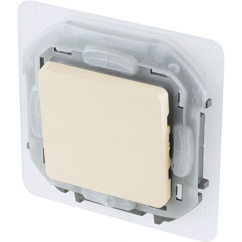Legrand Inspiria Слоновая кость Переключатель Legrand INSPIRIA Слоновая кость IP44 10 AX 250 В 673671