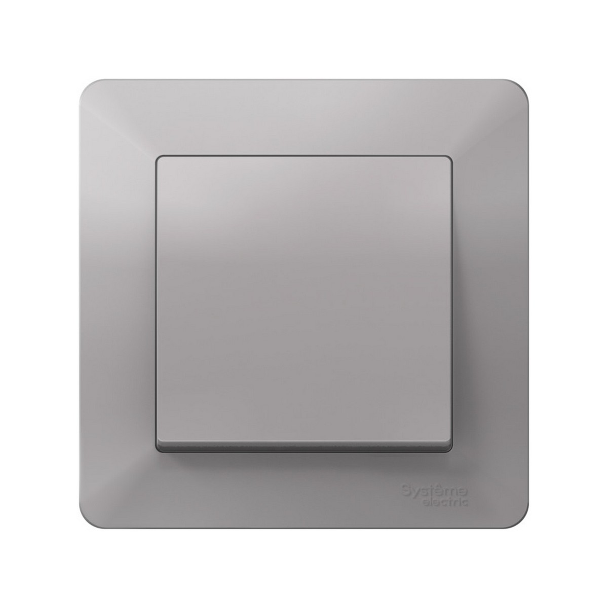 AtlasDesign Алюминий Рамка Systeme Electric AtlasDesign Air Алюминий/дымчатый черный 1-ая ATN220301