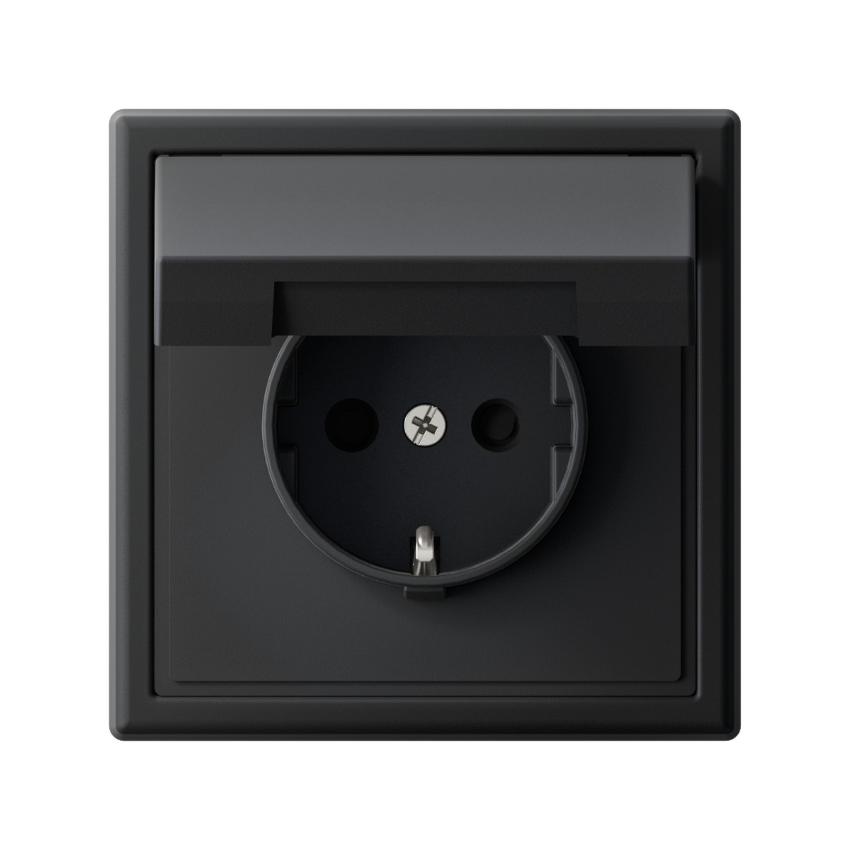 ArtGallery Карбон Розетка SE ArtGallery Карбон с заземл. со шторк. с крышк., 16А, IP20 быстрозажим. клем. GAL001046S