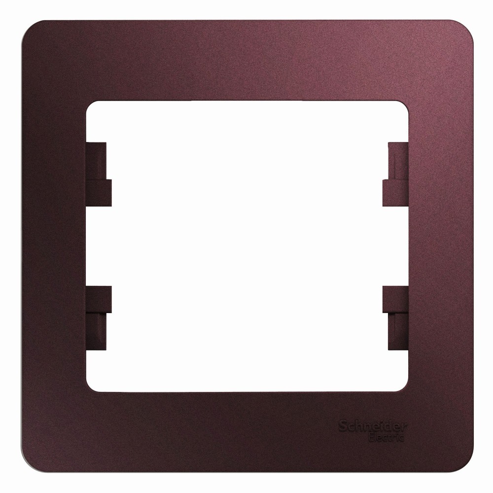 Glossa Баклажан Рамка Systeme Electric Glossa Баклажановая 1-ая GSL001101