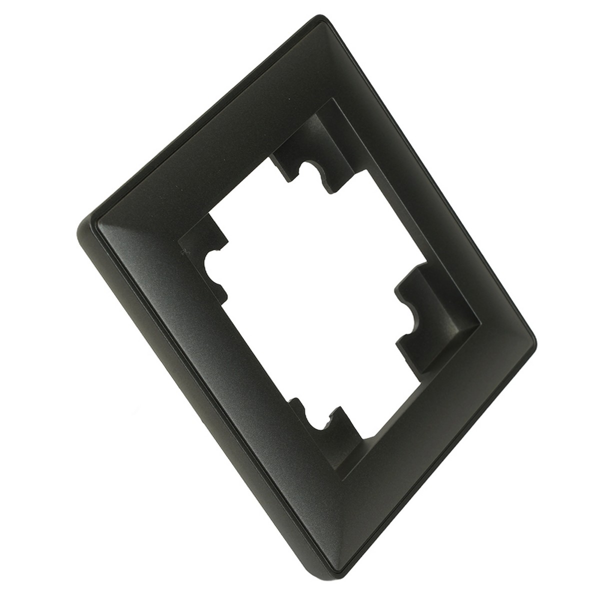 Катрин - Розетки и выключатели Stekker Рамка STEKKER 1-местная Катрин пластик графит PFR00-7001-06 39807