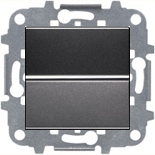 Механизмы ABB Zenit Антрацит Переключатель одноклавишный 16А ABB ZENIT (антрацит)