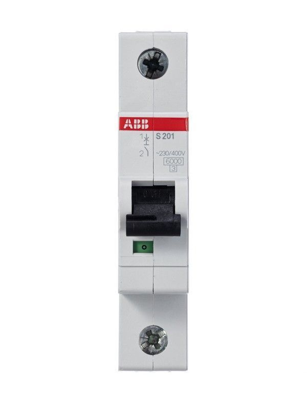 1 полюсные (однополюсные) Автоматический выключатель ABB S201 40A (C) 6kA 2CDS251001R0404 