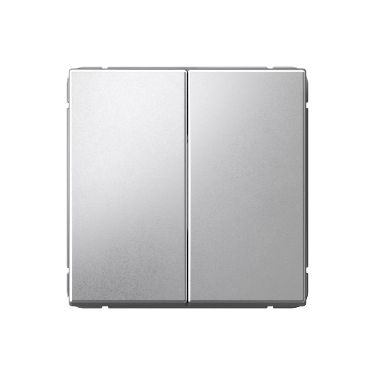 ArtGallery Алюминий Выключатель Systeme Electric ArtGallery Алюминий 2-клавишный кнопочный  GAL000317