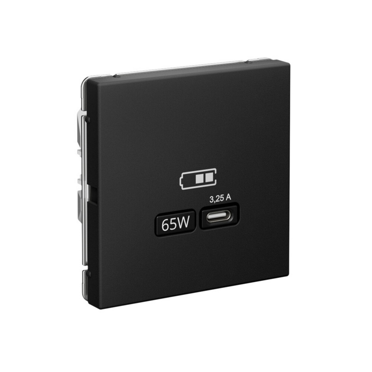 ArtGallery Карбон USB Розетка Systeme Electric ArtGallery Карбон тип-С 65Вт высокоскор.заряд. QC PD GAL001027