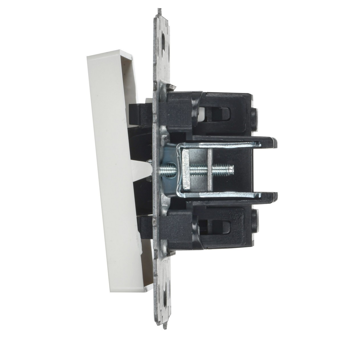 IEK Brite Белый Выключатель IEK BRITE 1-клавишный с индикацией 10А ВС10-1-1-БрБ белый BR-V10-1-10-K01