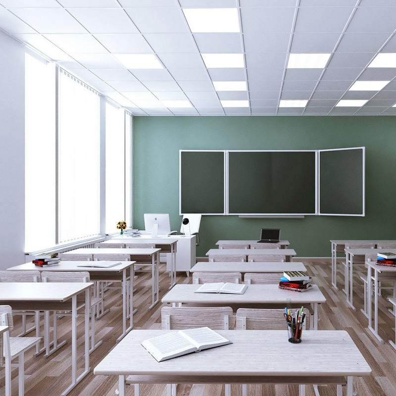 Светодиодные светильники армстронг 600*600 Универсальная светодиодная панель Feron MASTER ДВО 36W-4000К-595х595х40-опал IP40 KZS 48782 