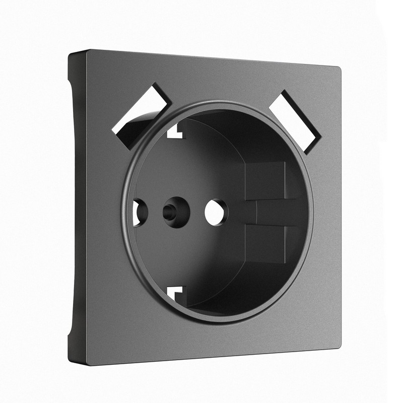 Werkel Графит матовый Накладка Werkel для розетки USB (графит матовый) W1179564