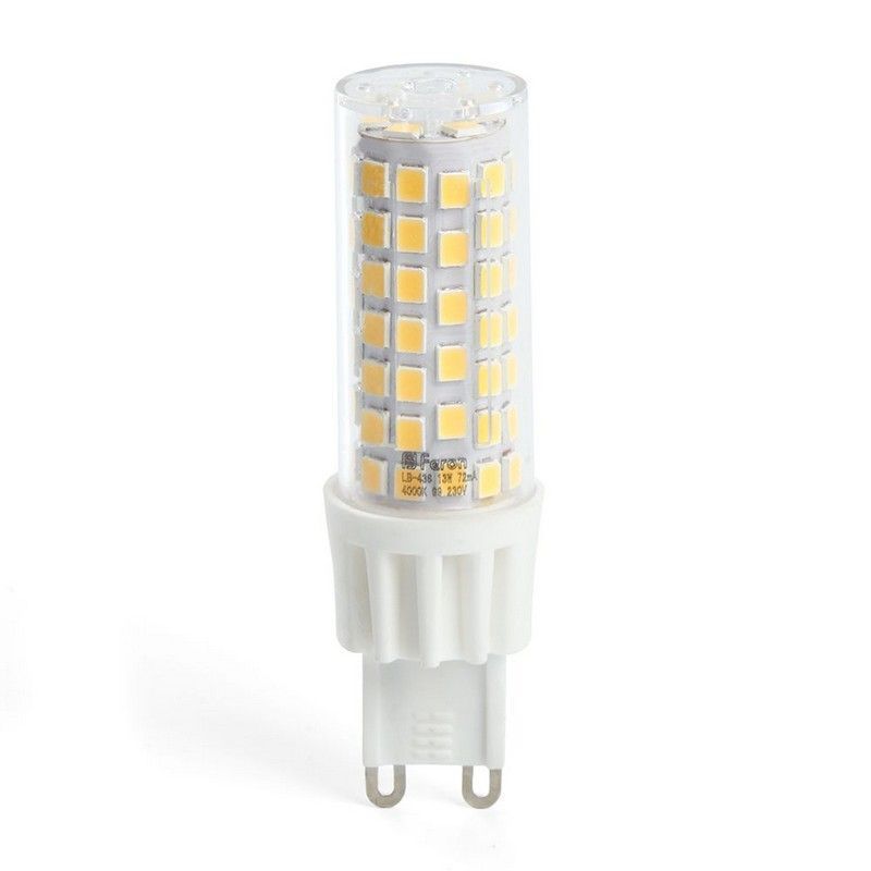 G9 Лампа светодиодная Feron LB-436 G9 13W 4000K 38153 