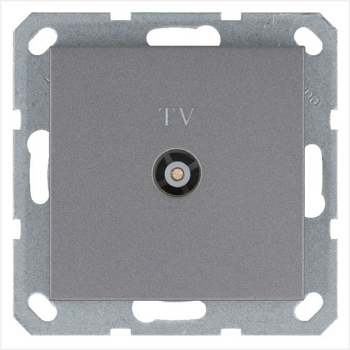 JASMART G - розетки и выключатели Розетка JASMART TV оконечная Алюминий G6001S