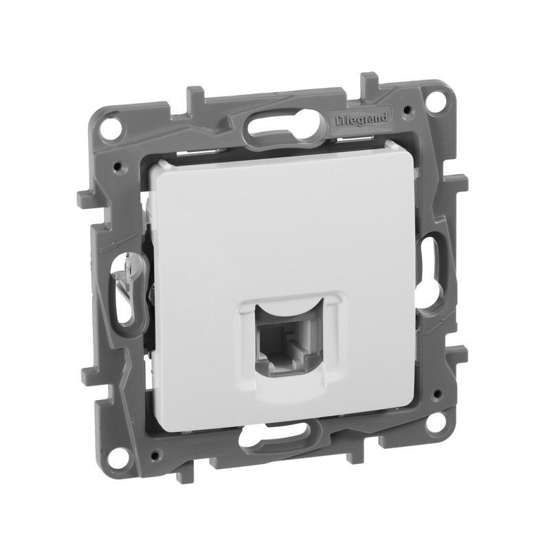 Legrand Etika Белый Розетка телефонная Legrand Etika белый (RJ11) 672240