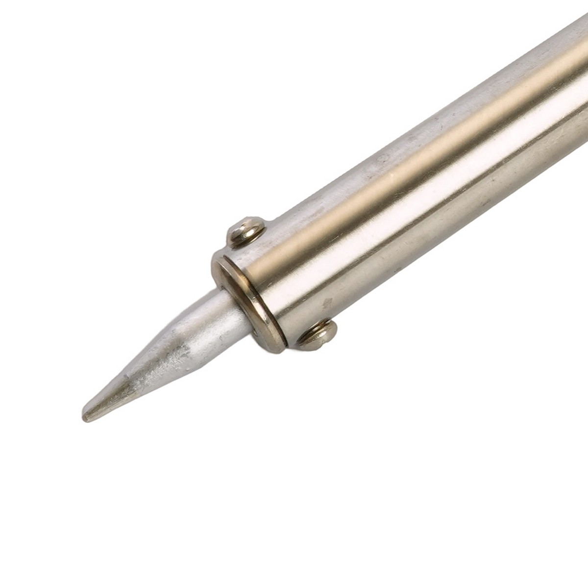 Паяльник STEKKER PLE201- 100 100W с кнопкой вкл., нихромовый нагреватель, долговечное жало, 230В 49803 фото