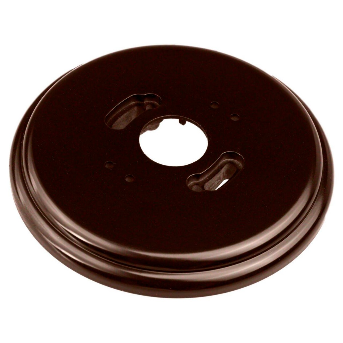 Bironi Лизетта - Ретро розетки и выключатели Рамка BIRONI Ришелье Пластик Коричневый 1-ая RF1-610-22