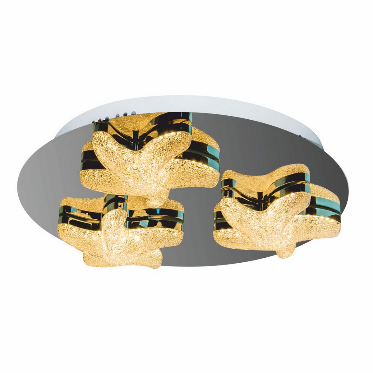 Люстры Люстра LEEK LE LED CH IRIS 30W LE062200-006