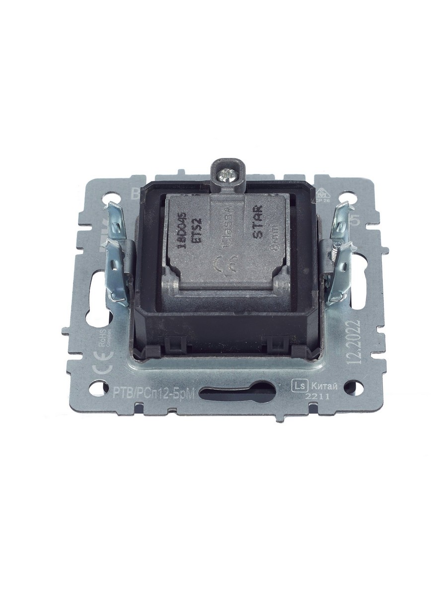 IEK Brite Маренго Розетка IEK BRITE двойная TV+SAT РТВ/РСп12-БрМ маренго BR-AF20-O-K35