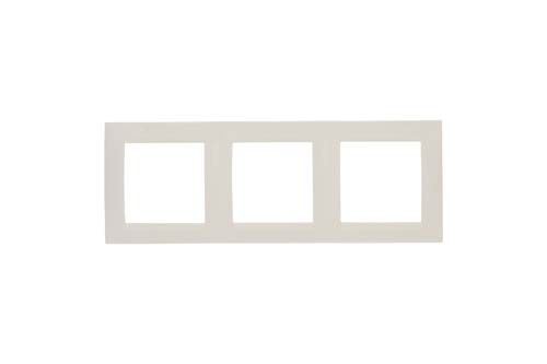 Розетки и выключатели Simon 15 Бежевый Рамка Simon 15 Бежевая 3-ая 1500630-031
