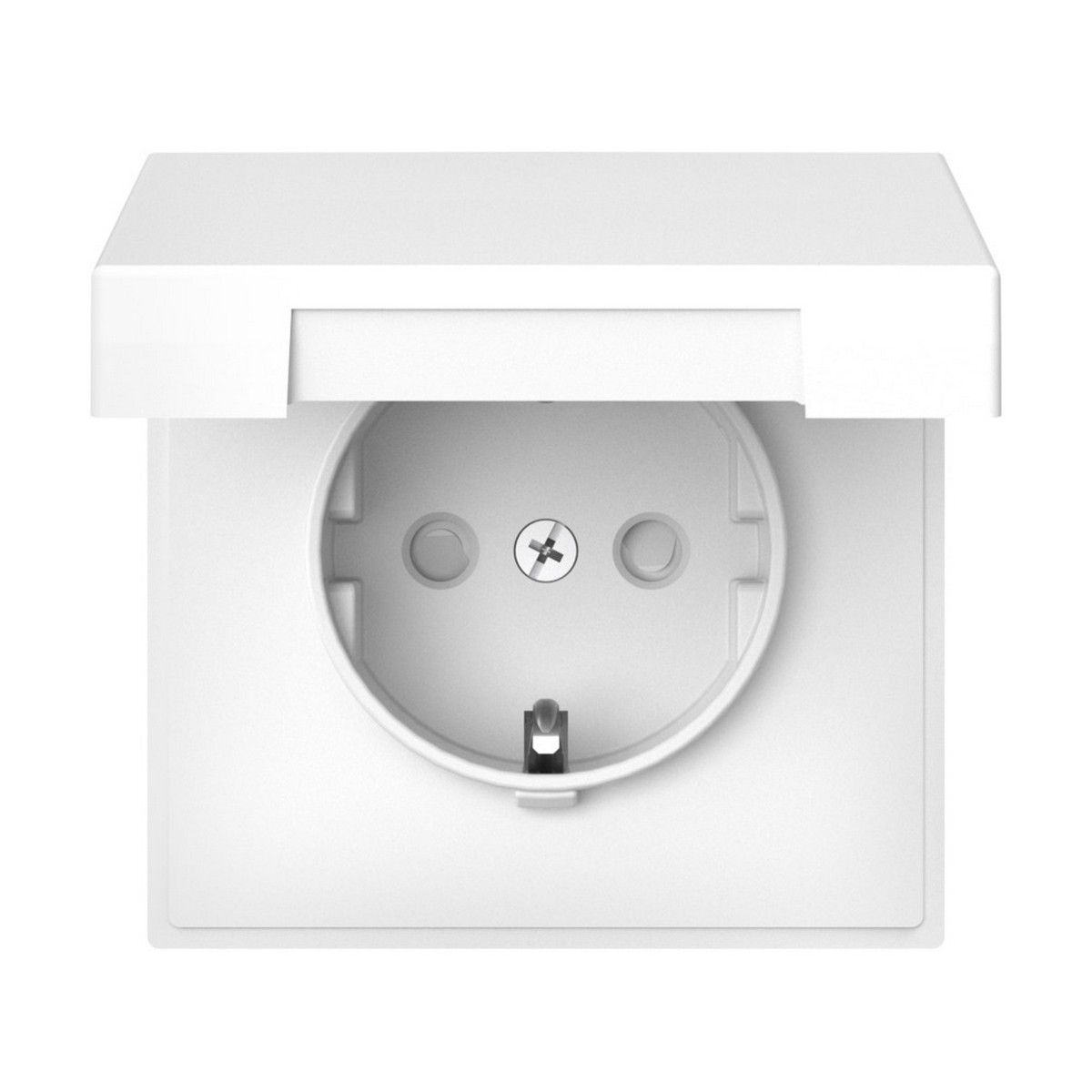 ArtGallery Белый Розетка SE ArtGallery Белый с заземл. со шторк. с крышк., 16А, IP20 быстрозажим. клем. GAL000146S